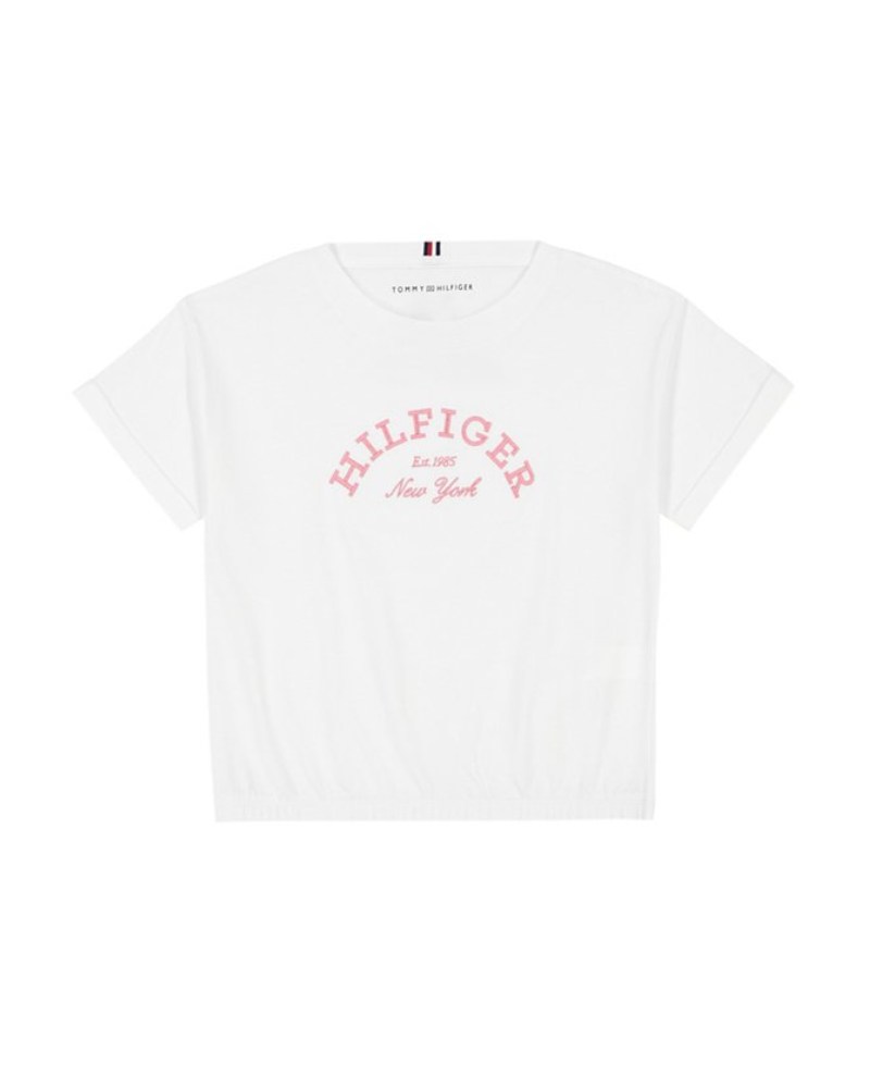 Дитяча футболка Tommy Hilfiger з вишитим логотипом 1159841982 — фото 1