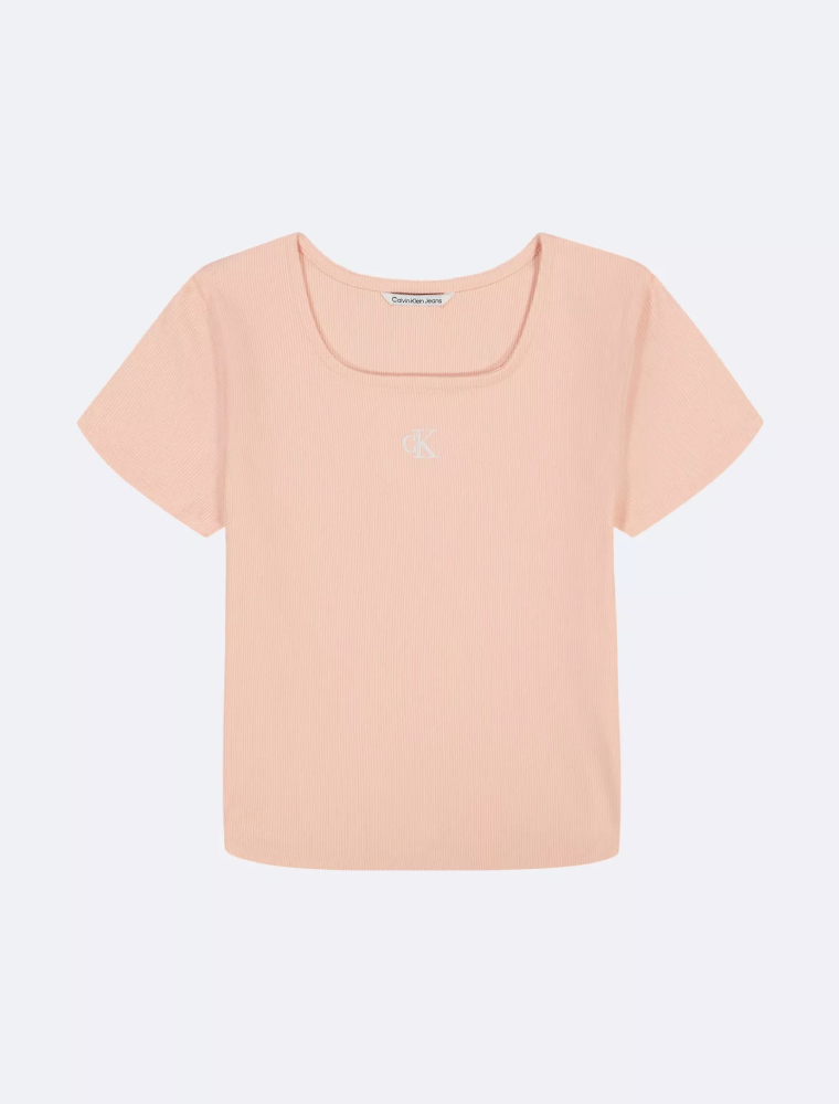 Дитяча футболка Calvin Klein у рубчик 1159842086 — фото 1