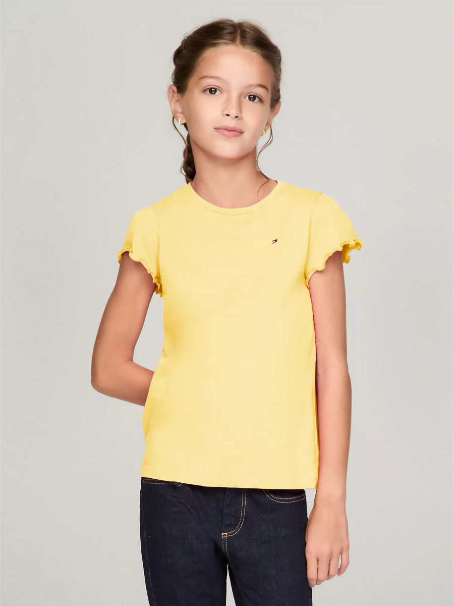Футболка для дівчаток Tommy Hilfiger з рюшами 1159842632 — фото 1