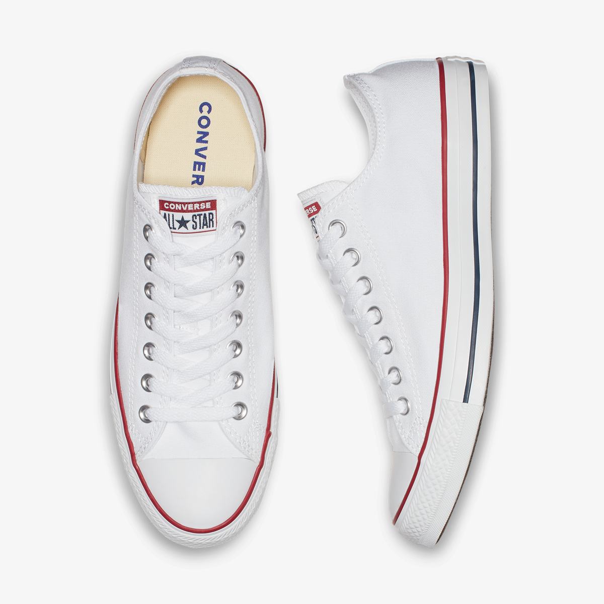 Кеди Converse Chuck Taylor All Star Ox Optical White M7652C — фото 8
