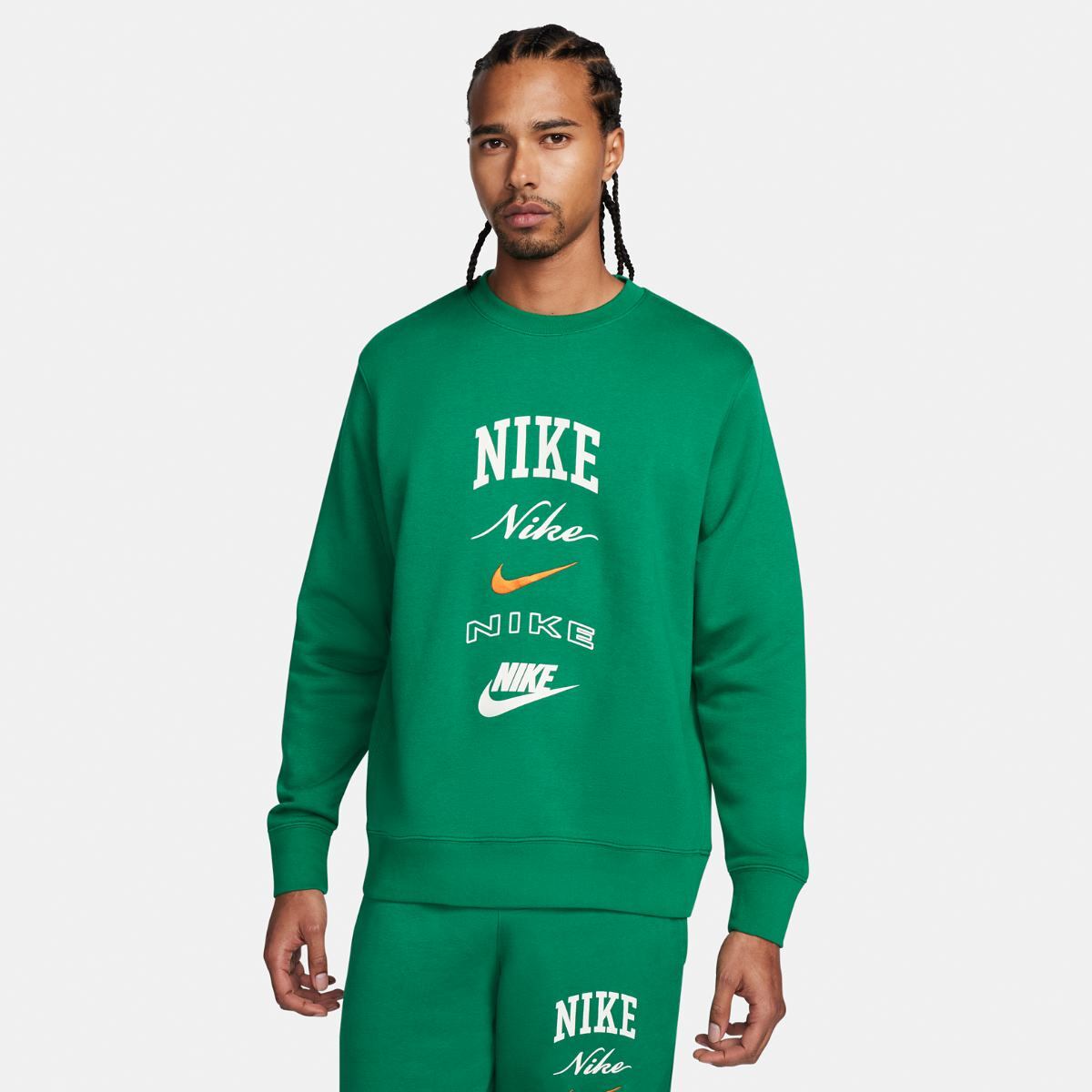 Чоловіча толстовка Nike M Club Bb Crew Stack Gx FN2610-365, M — фото 2