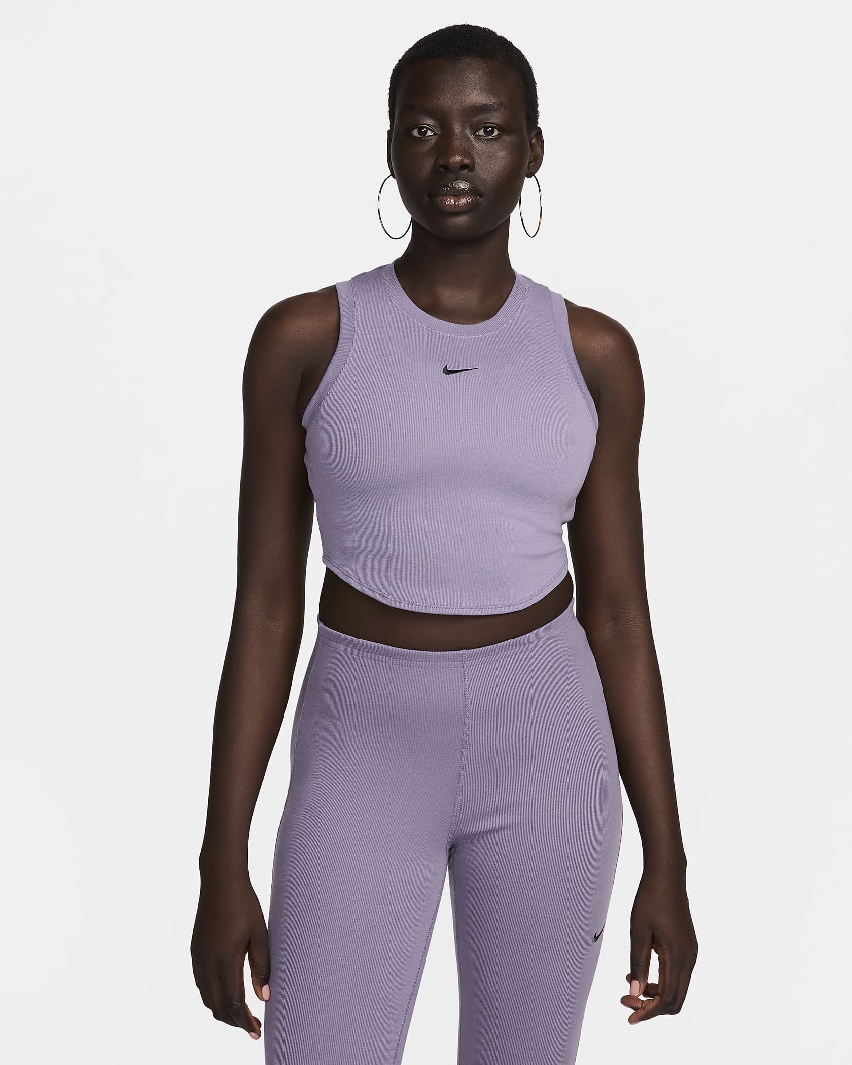 Жіночий кроп-топ Nike Sportswear Chill Knit FB8279-509, L — фото 2