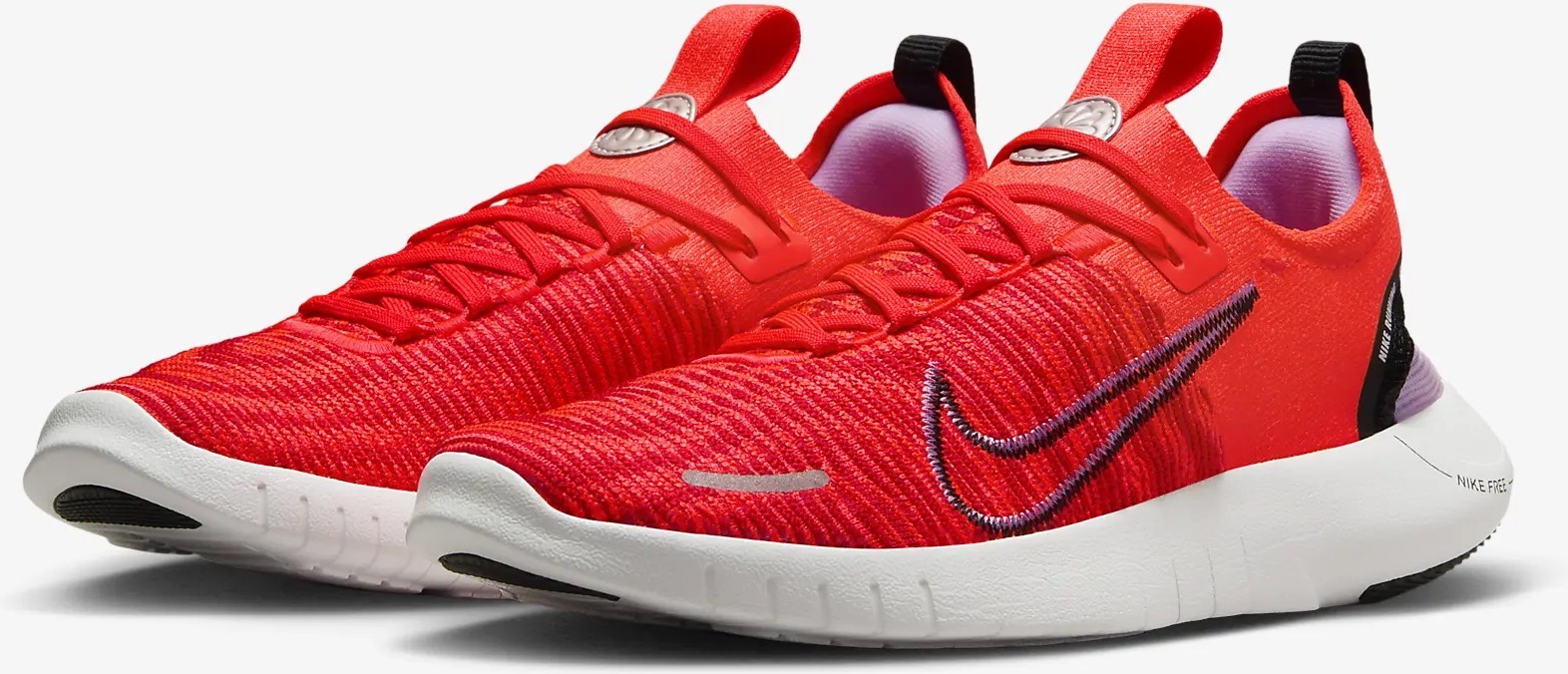 Кросівки жіночі Nike Free Run Nn Road Red Orange/Red — фото 6
