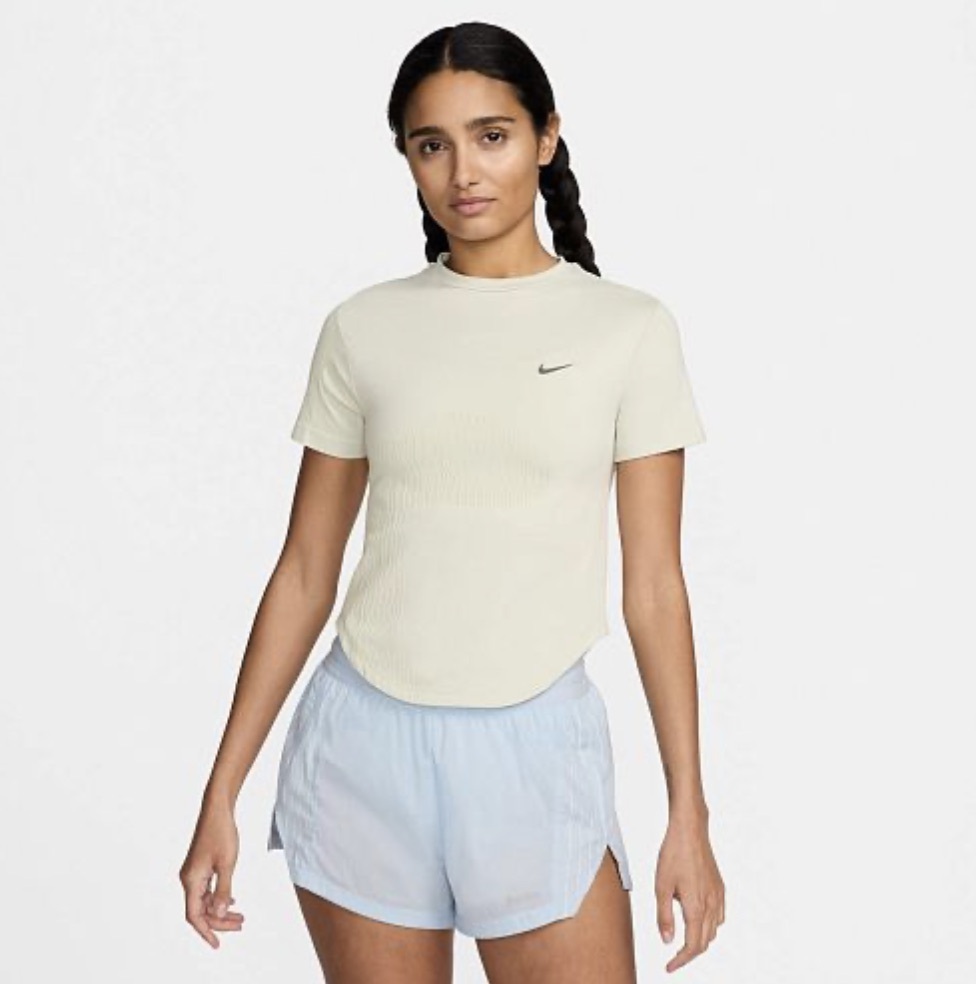 Жіноча футболка NIKE W RN DVN Dri-FITADV ENG SS TP FN2581-394, S — фото 2