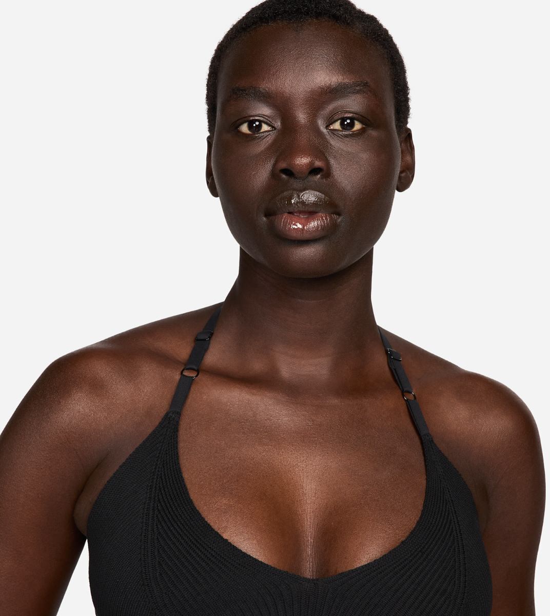 Топ Жіночий Nike W Sls Rib Knit Bra FN2753-010, L — фото 3