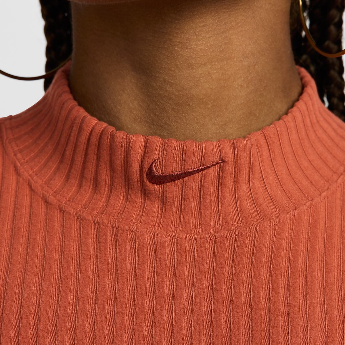 Майка Жіноча Nike W Nsw Chll Knt Rib Crp Tnk FN3677-825, L — фото 4