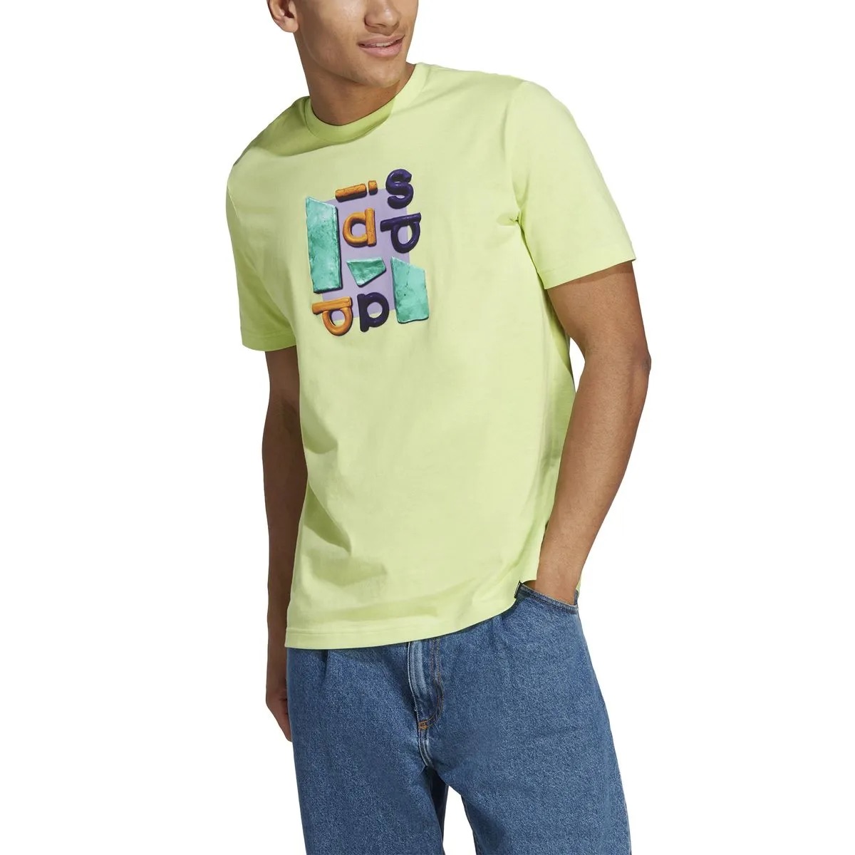 Чоловіча футболка adidas|Camiseta M PR 2TONE T IL5427 — фото 1