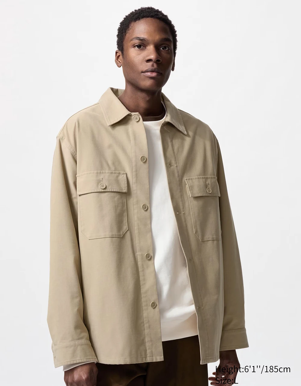 Куртка-сорочка Uniqlo на гудзиках 1159844110 — фото 1