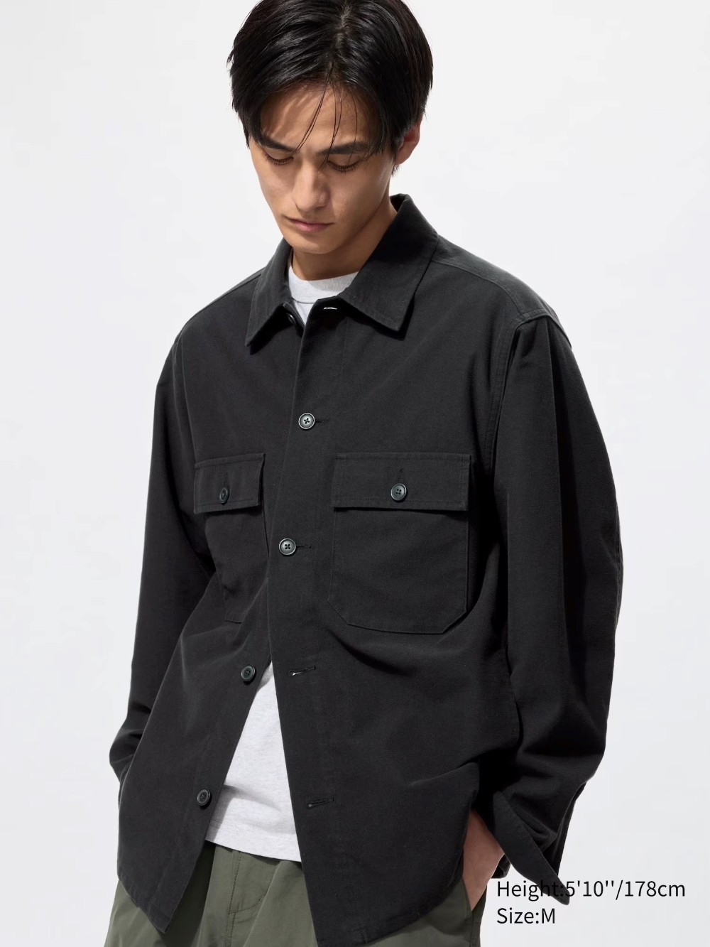 Куртка-сорочка Uniqlo на гудзиках 1159844094 — фото 1