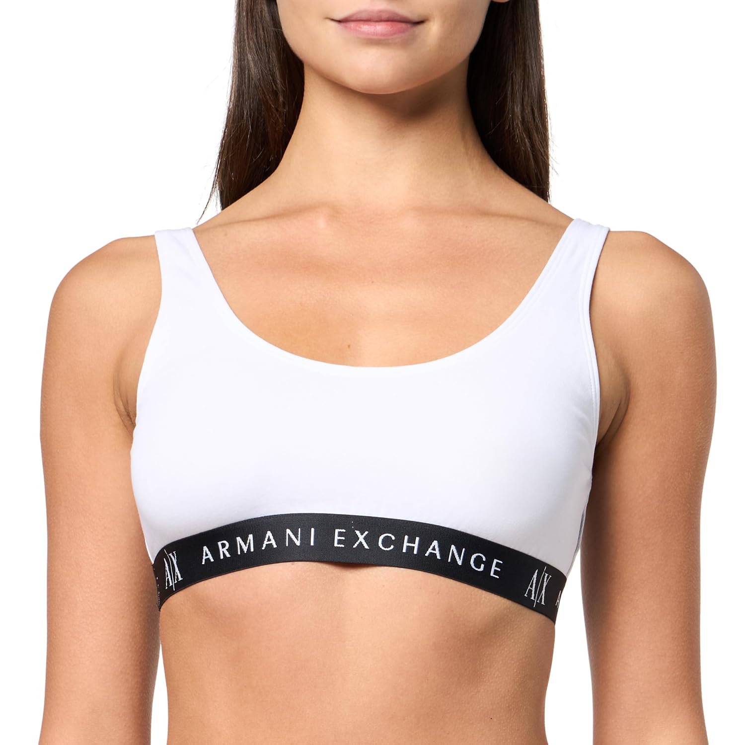 Жіночий браслет Armani Exchange з логотипом 1159846296 (Білий S) — фото 1