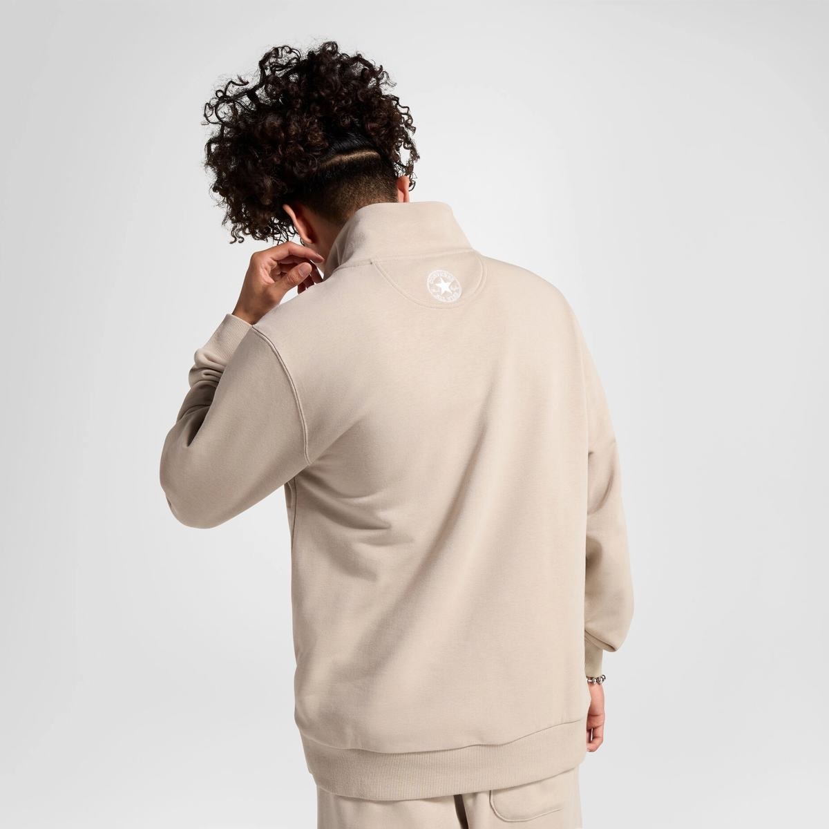 Толстовка чоловіча Converse CLASSIC SPORT QUARTER ZIP PAPYRUS 10026710-251, 2XL — фото 3