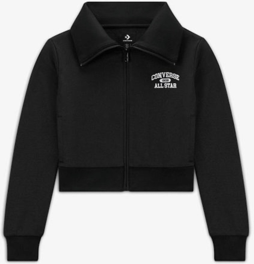 Толстовка жіноча Converse WOMENS KNIT JACKET 10026778-001, L — фото 2