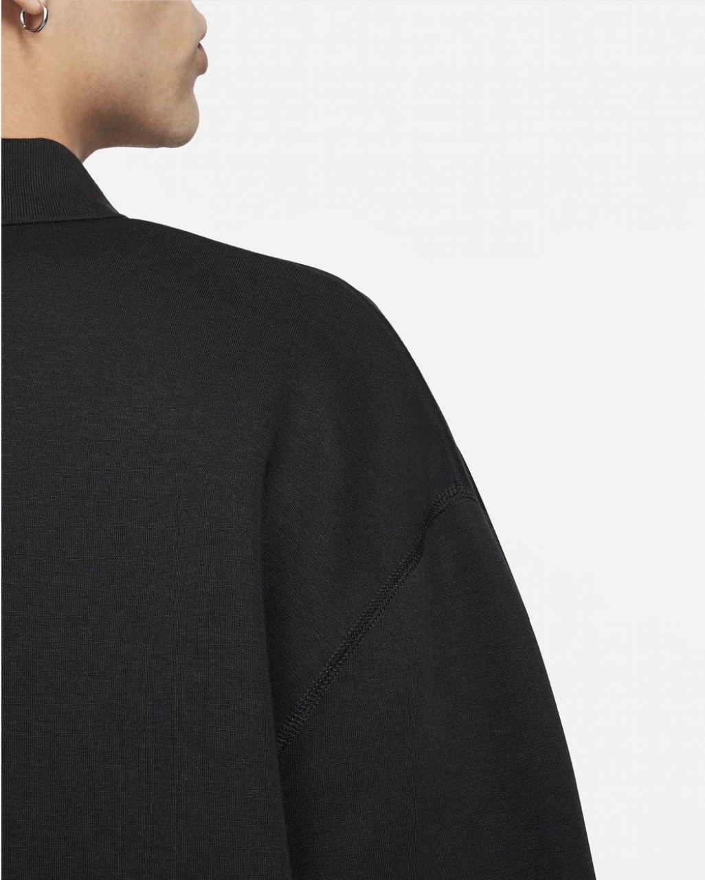 Кофта чоловіча Nike Polo Tech Fleece Reimagined Black FN3401-010, 2XL — фото 5