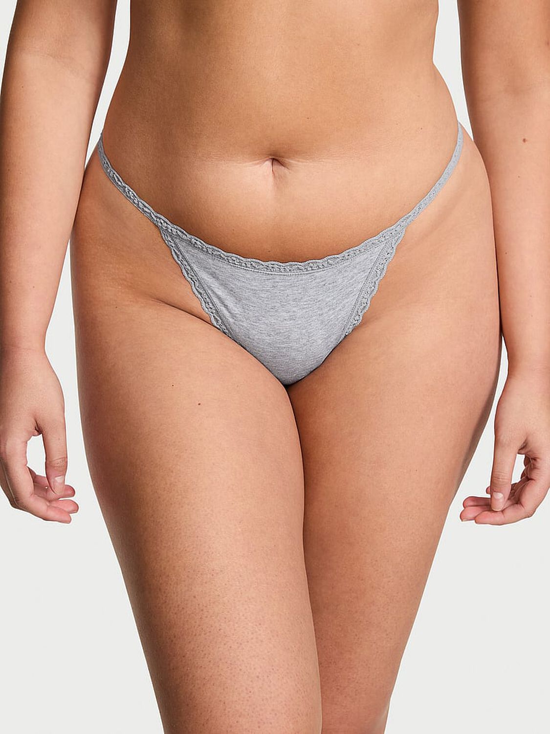 Жіночі трусики стрінги Victoria's Secret з мереживом 1159847086 — фото 1