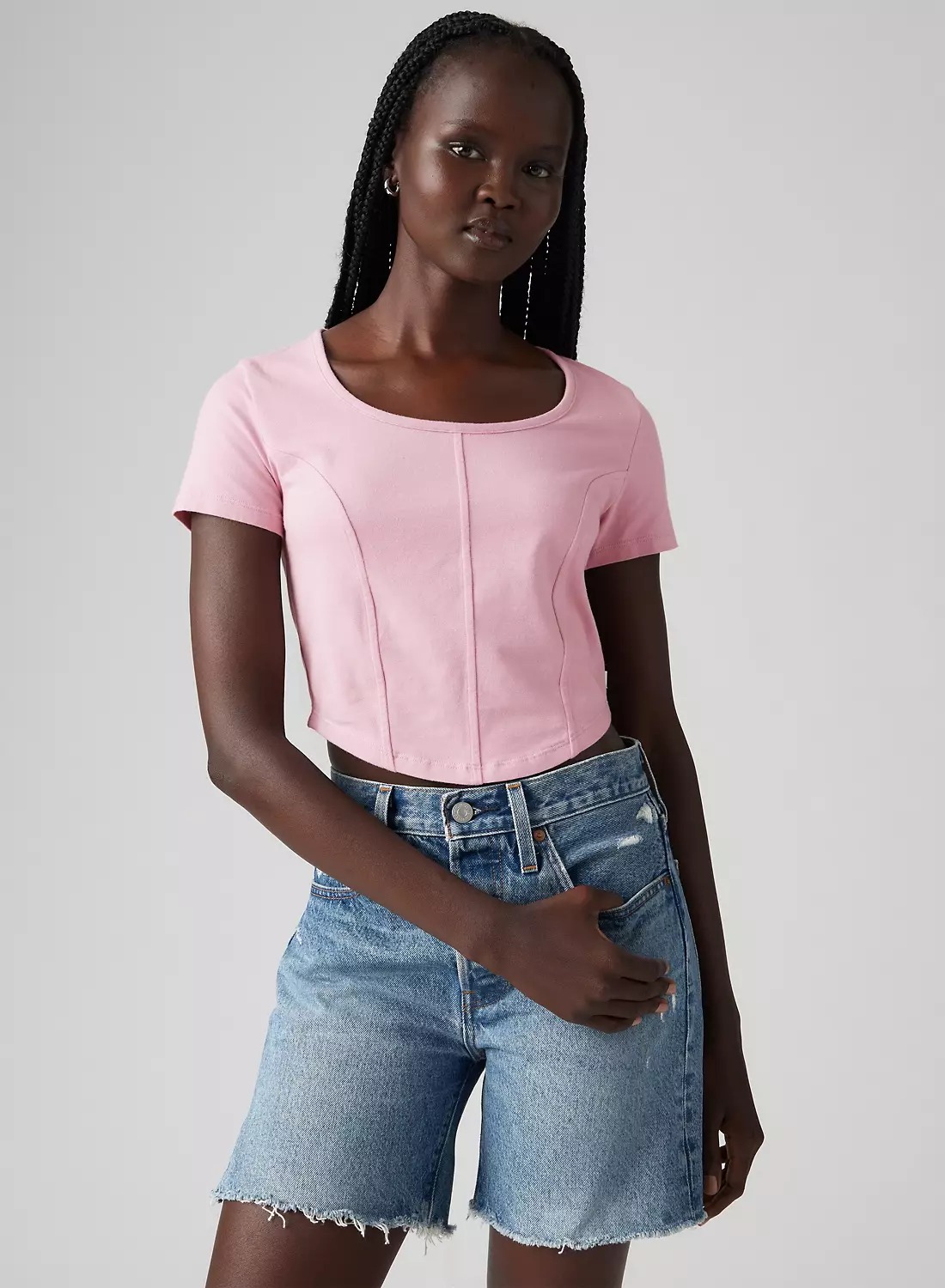 Жіноча укорочена футболка Levi's 1159848117 — фото 1
