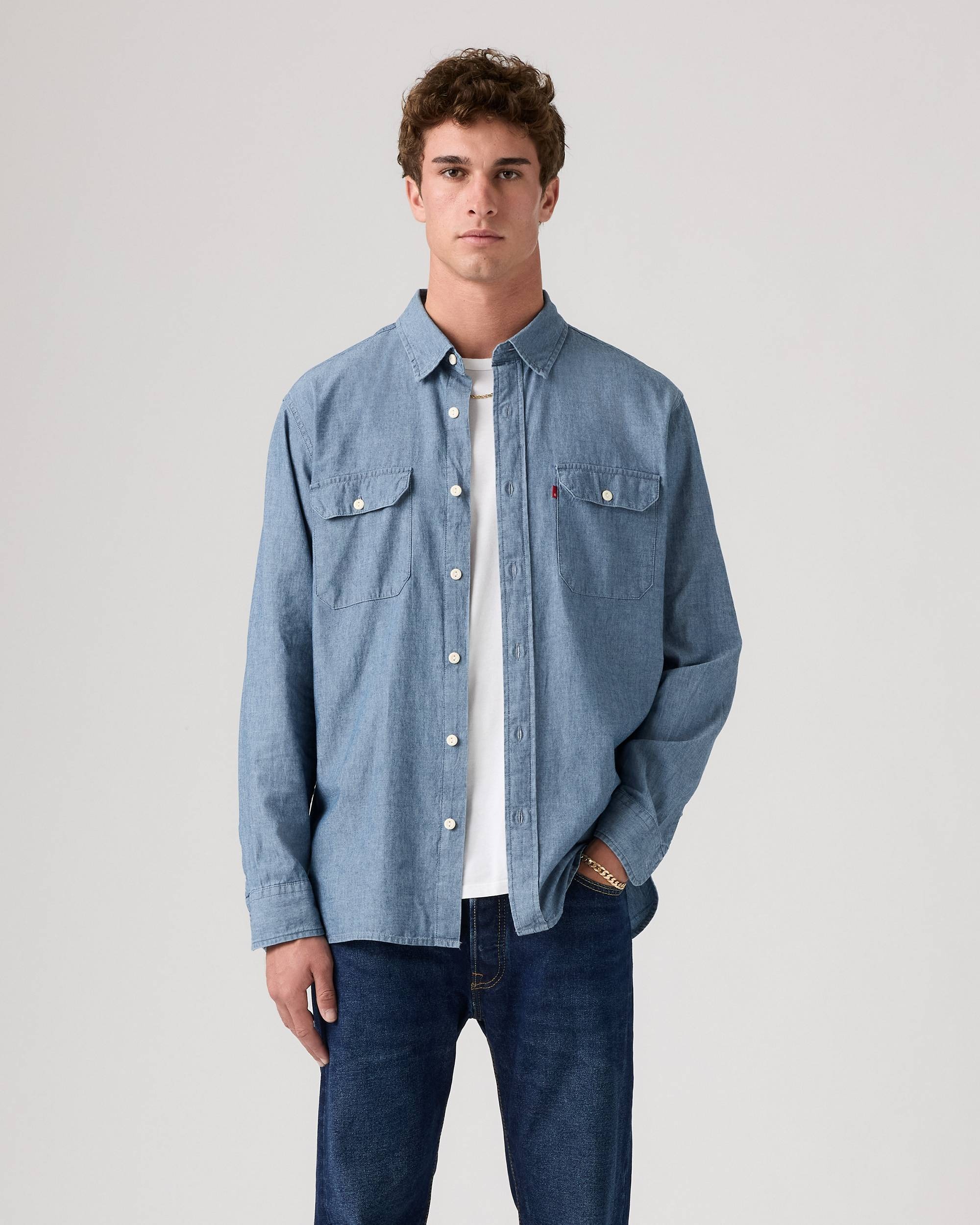 Чоловіча сорочка Levi's на гудзиках 1159847382 — фото 1