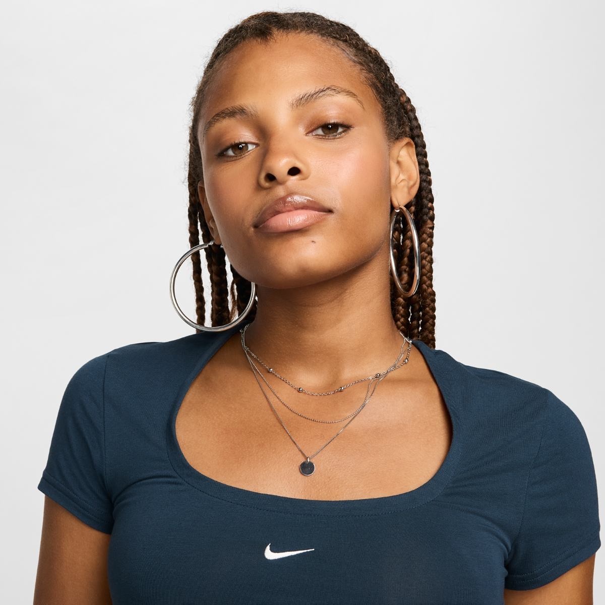 Футболка жіноча NIKE W NSW CHLL SS SQR NCK TO FZ7990-478, M — фото 3