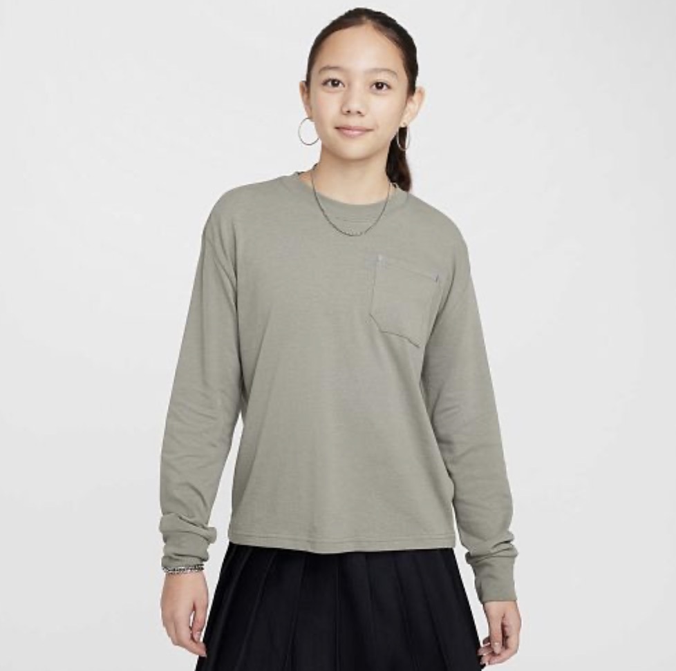 Дитячий лонгслів NIKE K NSW CITY UTILITY LS TOP HF4205-053, L — фото 2