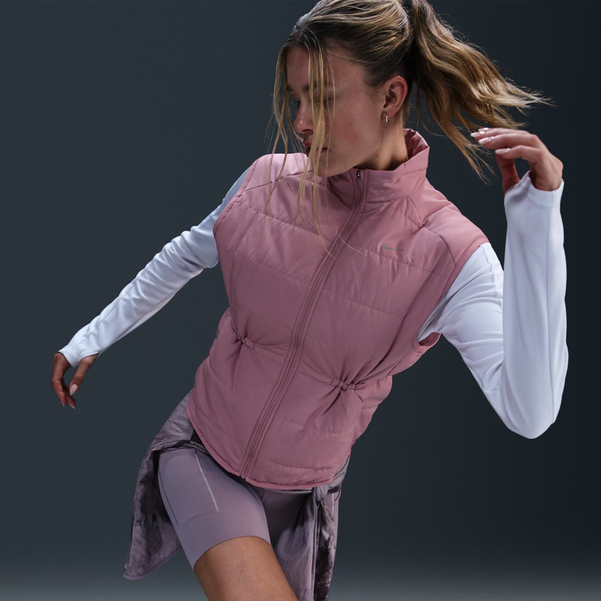 Жилетка жіноча NIKE W SWIFT TF FILL VEST FB7537-523, L — фото 2