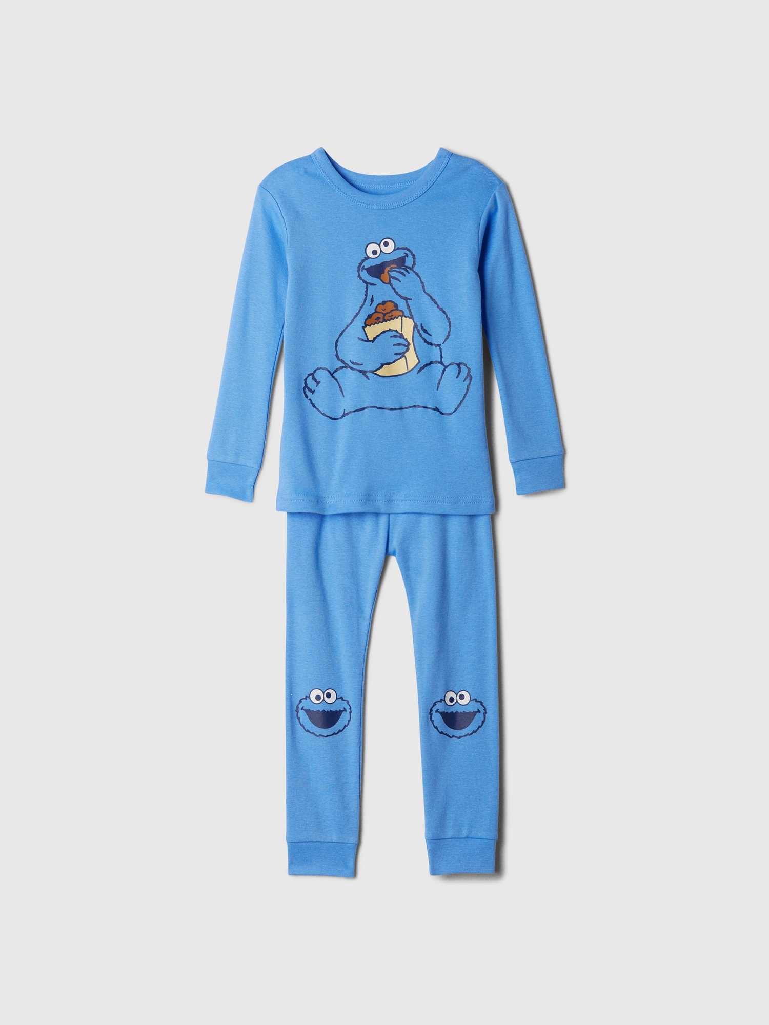 Дитяча піжама Sesame Street GAP лонгслів та штани 1159849649 — фото 1