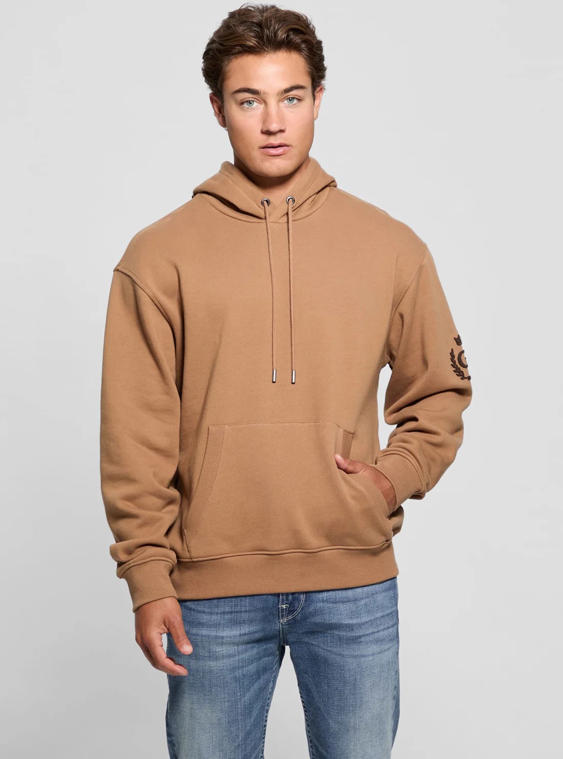 Чоловічий худий на флісі Guess з капюшоном 1159849979 — фото 1