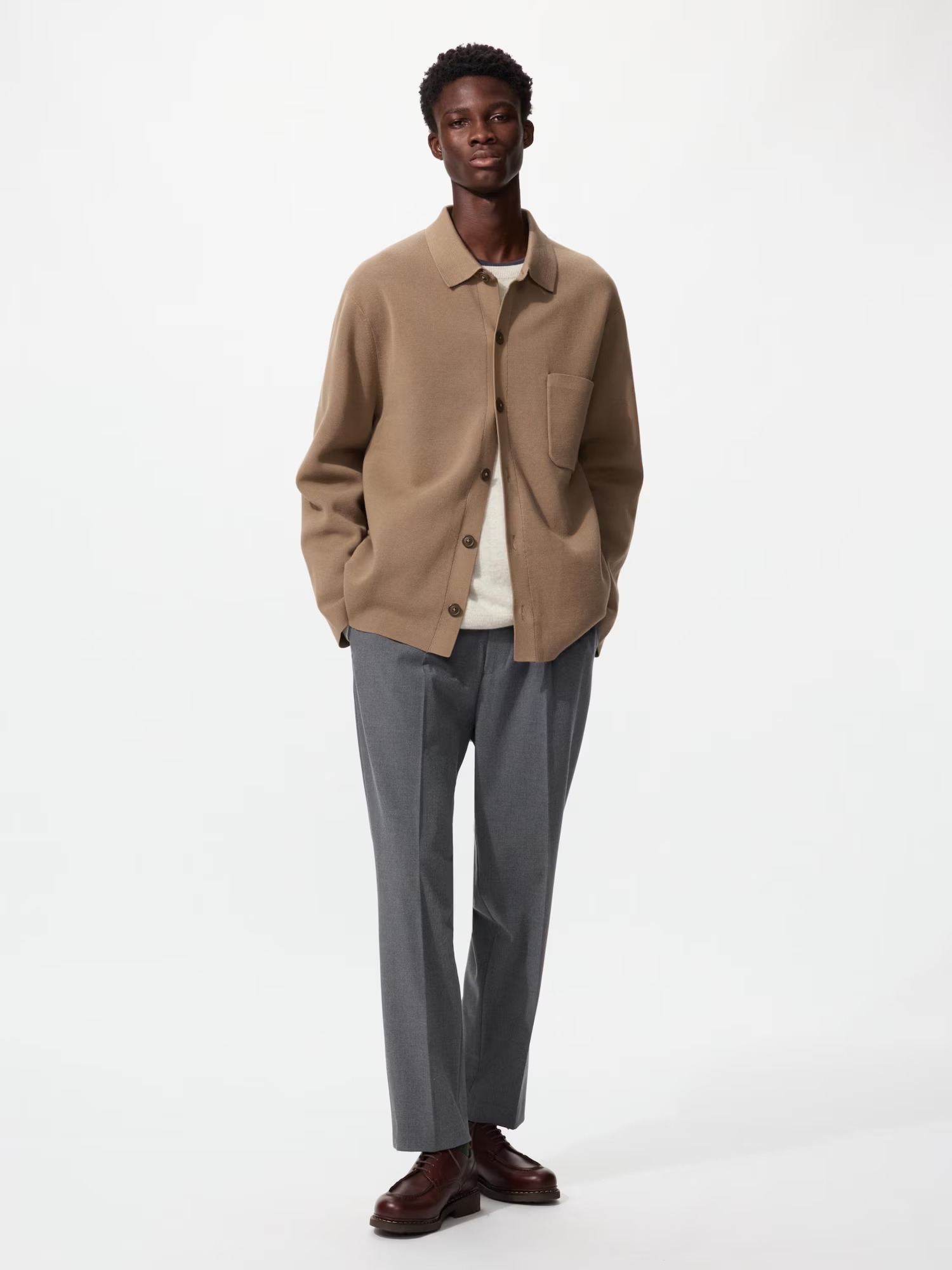 Чоловічі штани UNIQLO 1159850522 (Сірий XL) — фото 1