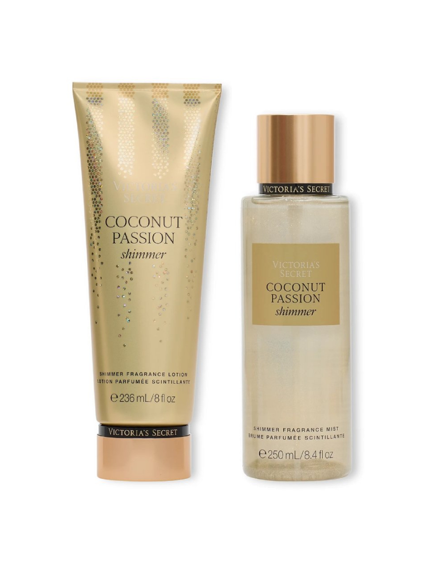 Набір для тіла Coconut Passion Shimmer Victoria's Secret міст та лосьйон 1159849156 — фото 1
