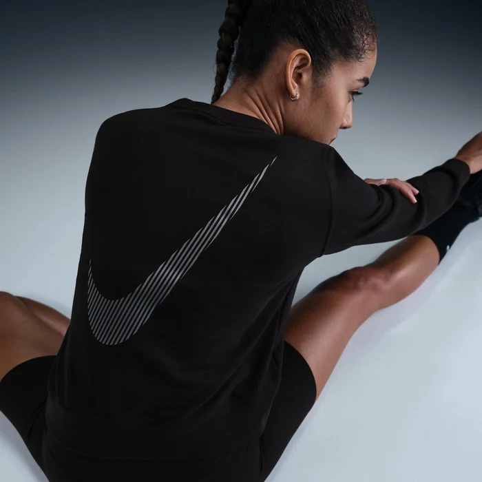 Толстовка жіноча NIKE W NK ONE Dri-FITCREW HBR TT IB1450-010, XS — фото 4