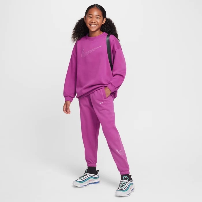 Штани дитячі NIKE G NSW CLUB FLC LOOSE PANT SHNE HF4400-518, L — фото 4