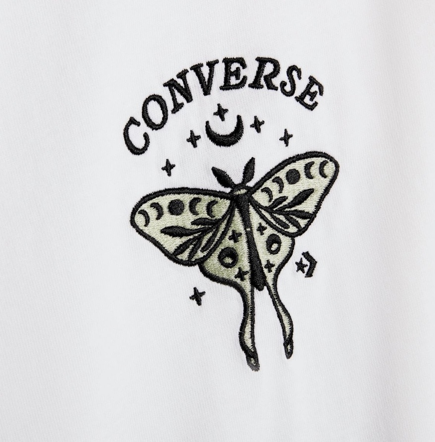 Футболка жіноча CONVERSE MYSTIC BUTTERFLY TEE 10028337-102, L — фото 4