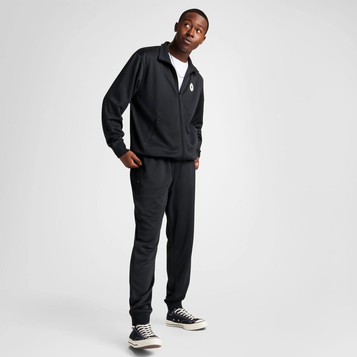 Кофта чоловіча CONVERSE RETRO CHUCK CORE TRACK JACKET 10027999-001, S — фото 4