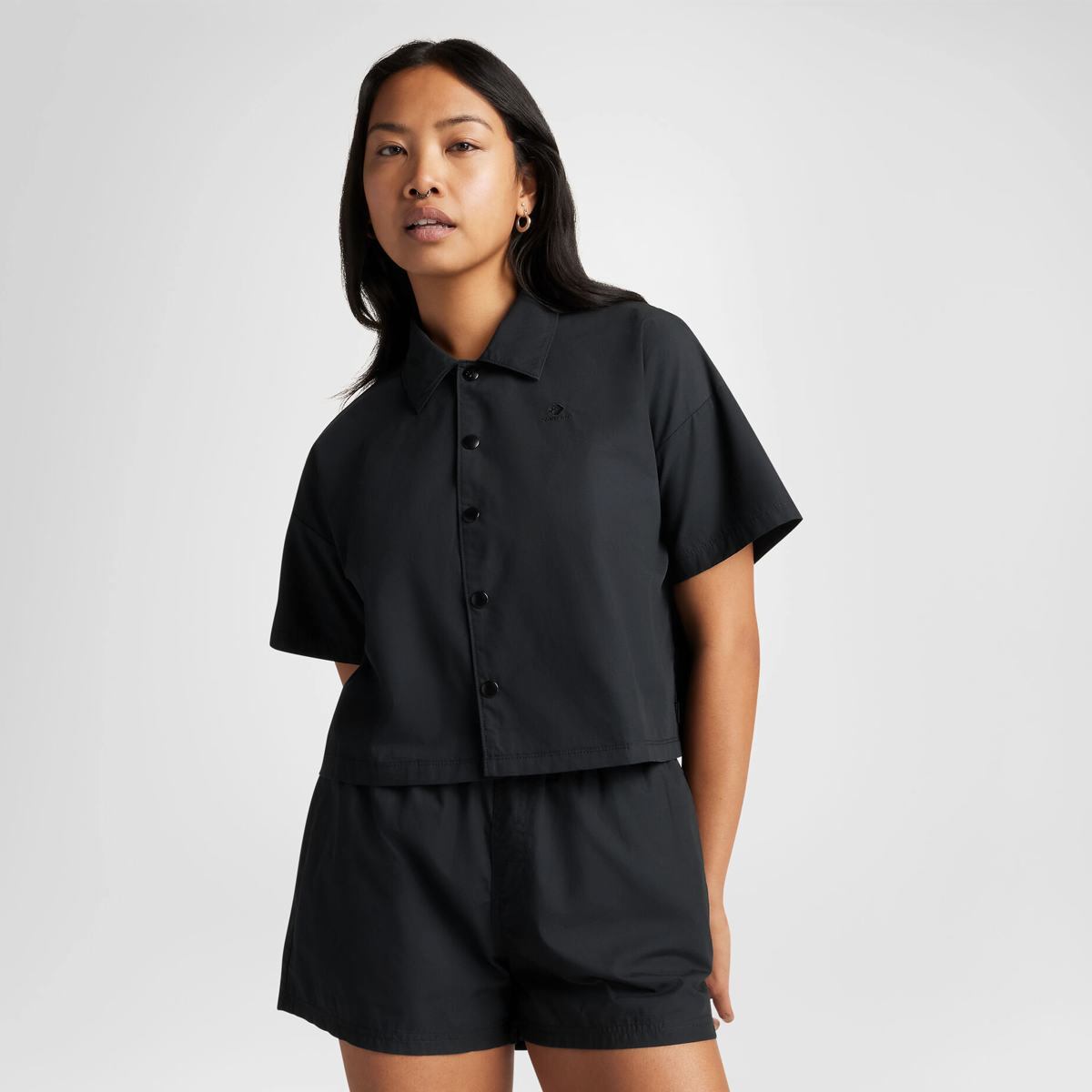 Сорочка жіноча CONVERSE WOMENS WOVEN SHIRT 10027903-001, L — фото 2