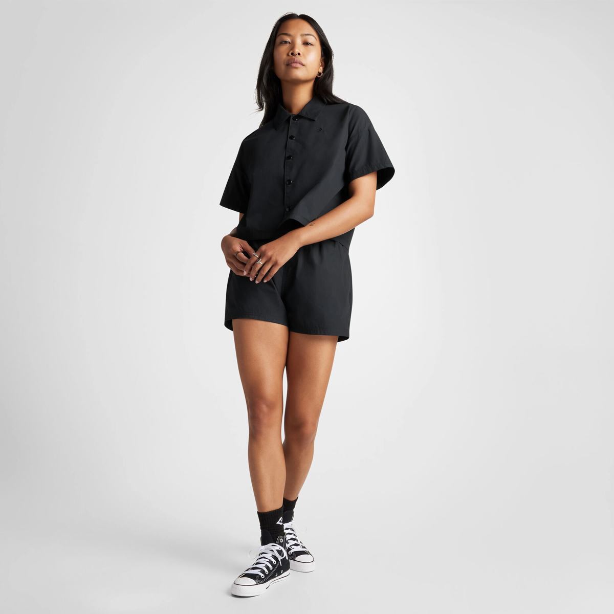 Сорочка жіноча CONVERSE WOMENS WOVEN SHIRT 10027903-001, L — фото 4