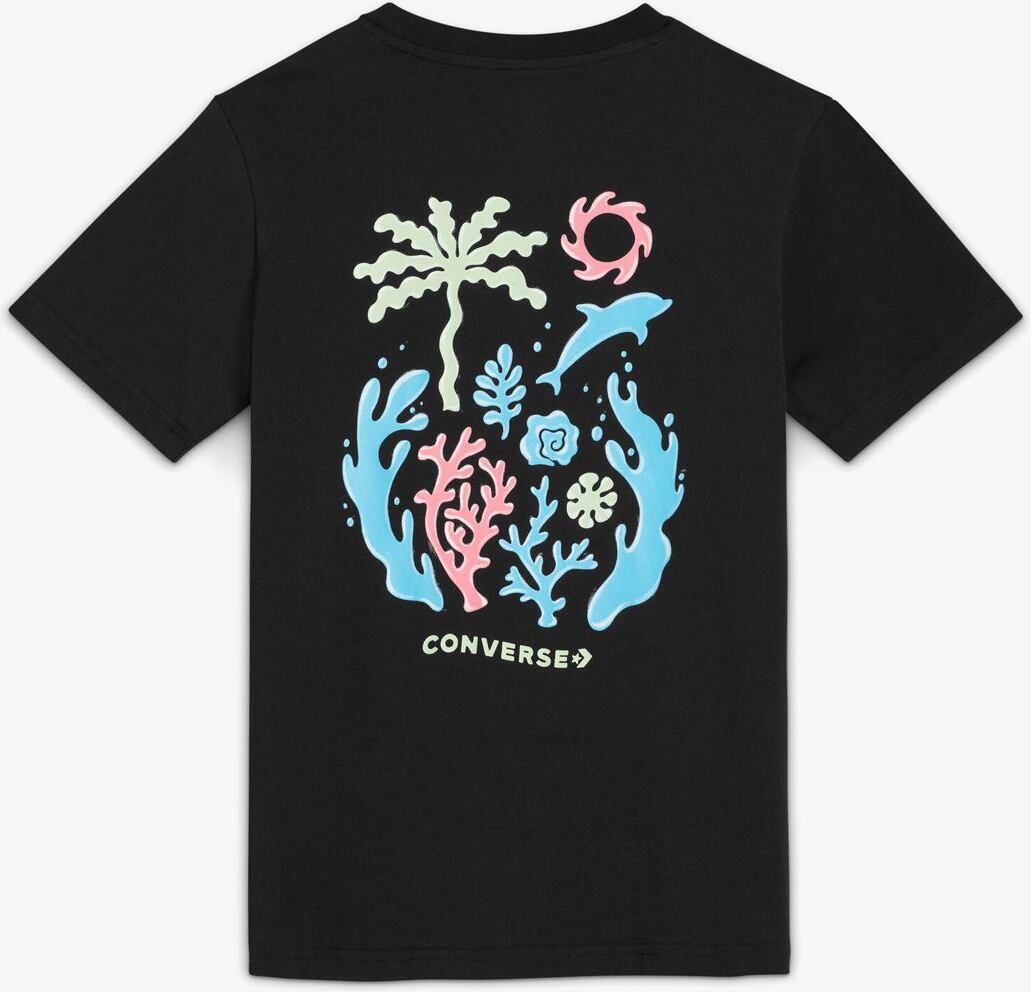 Футболка жіноча CONVERSE SEA GRAPHIC TEE 10027759-001, L — фото 3