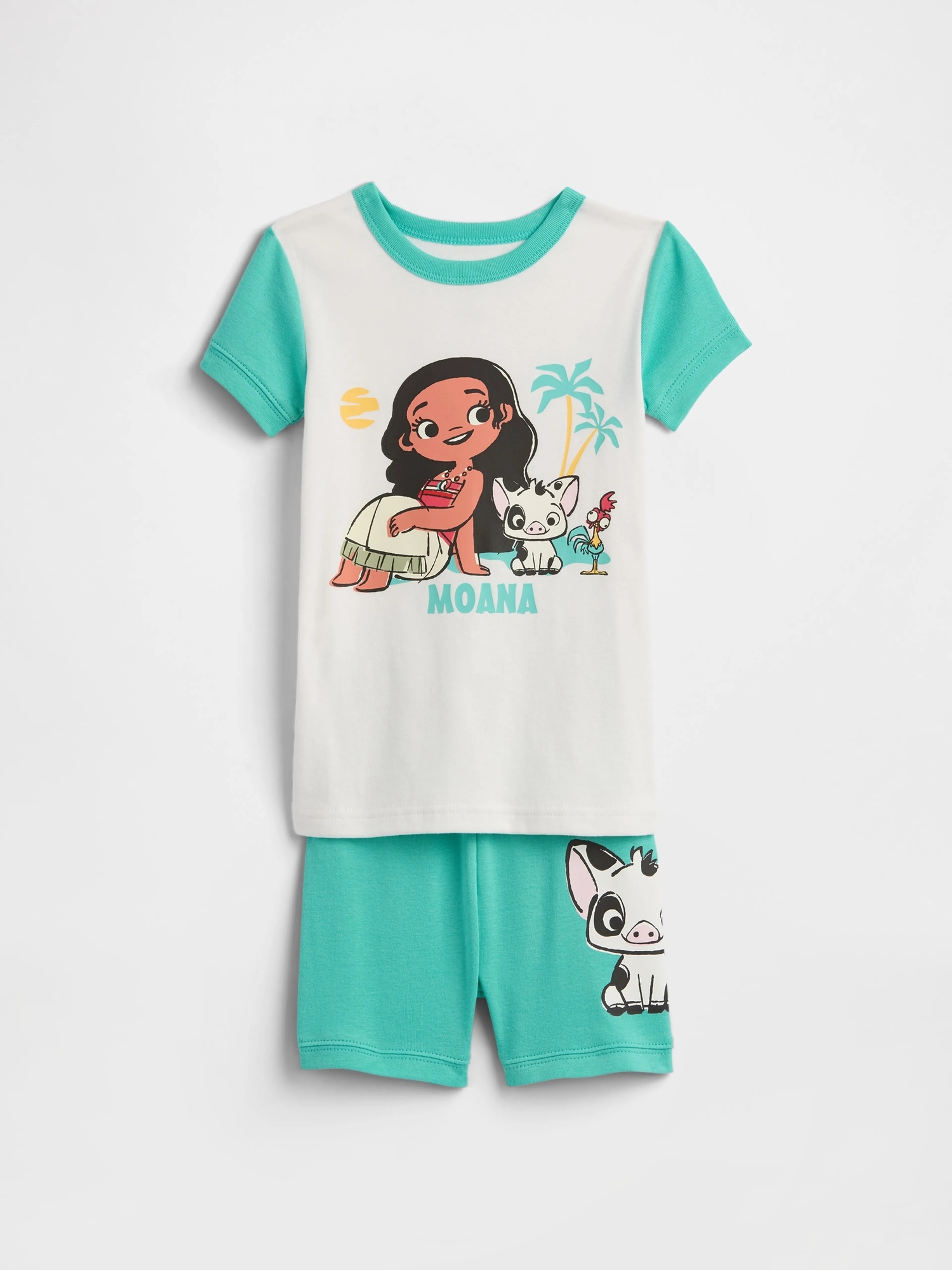 Дитяча піжама Disney Moana GAP футболка та шорти 1159850976 — фото 1