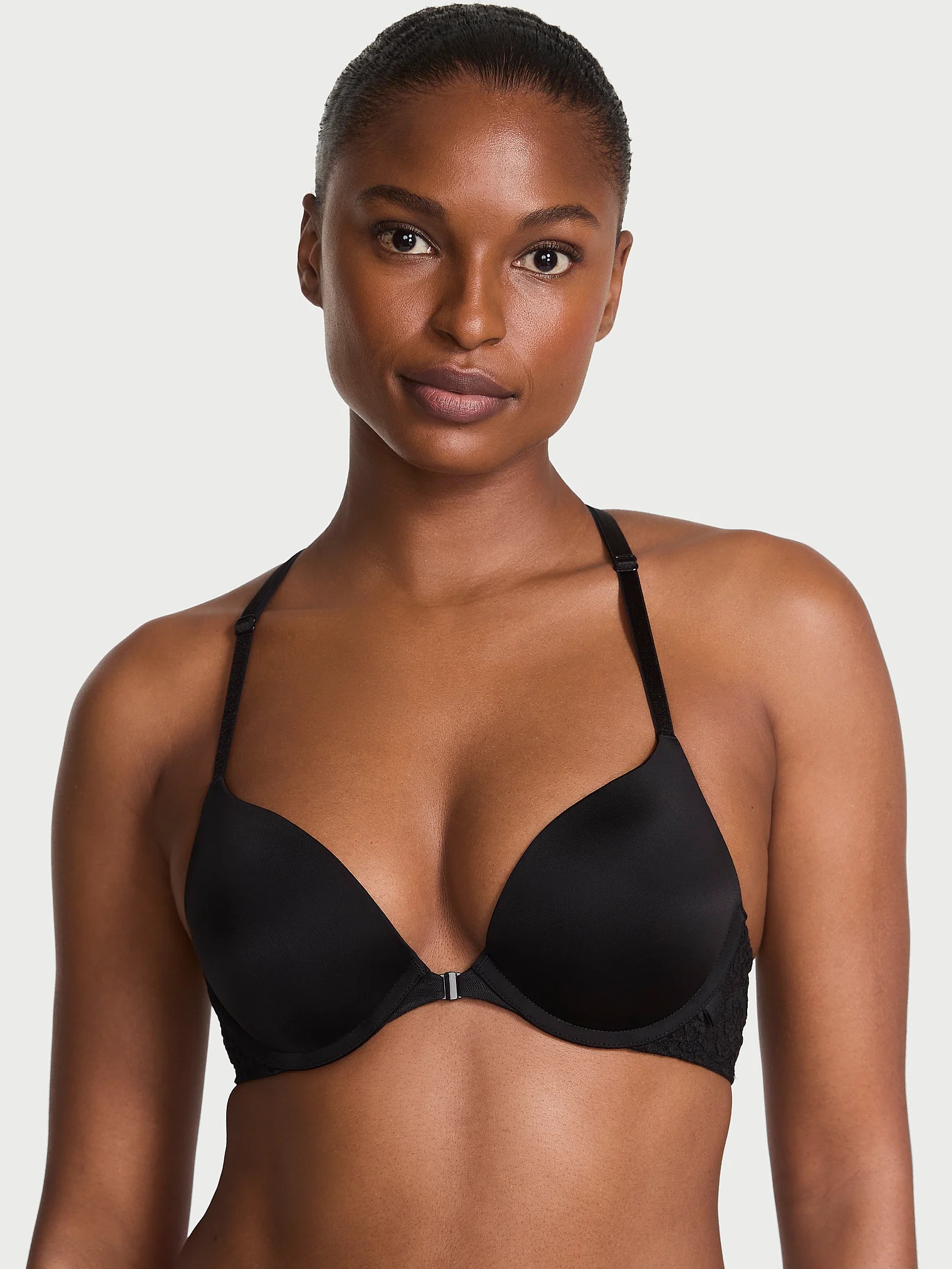 Мереживний бюстгальтер пуш-ап з Т-подібною спинкою Victoria's Secret 1159852767 — фото 1