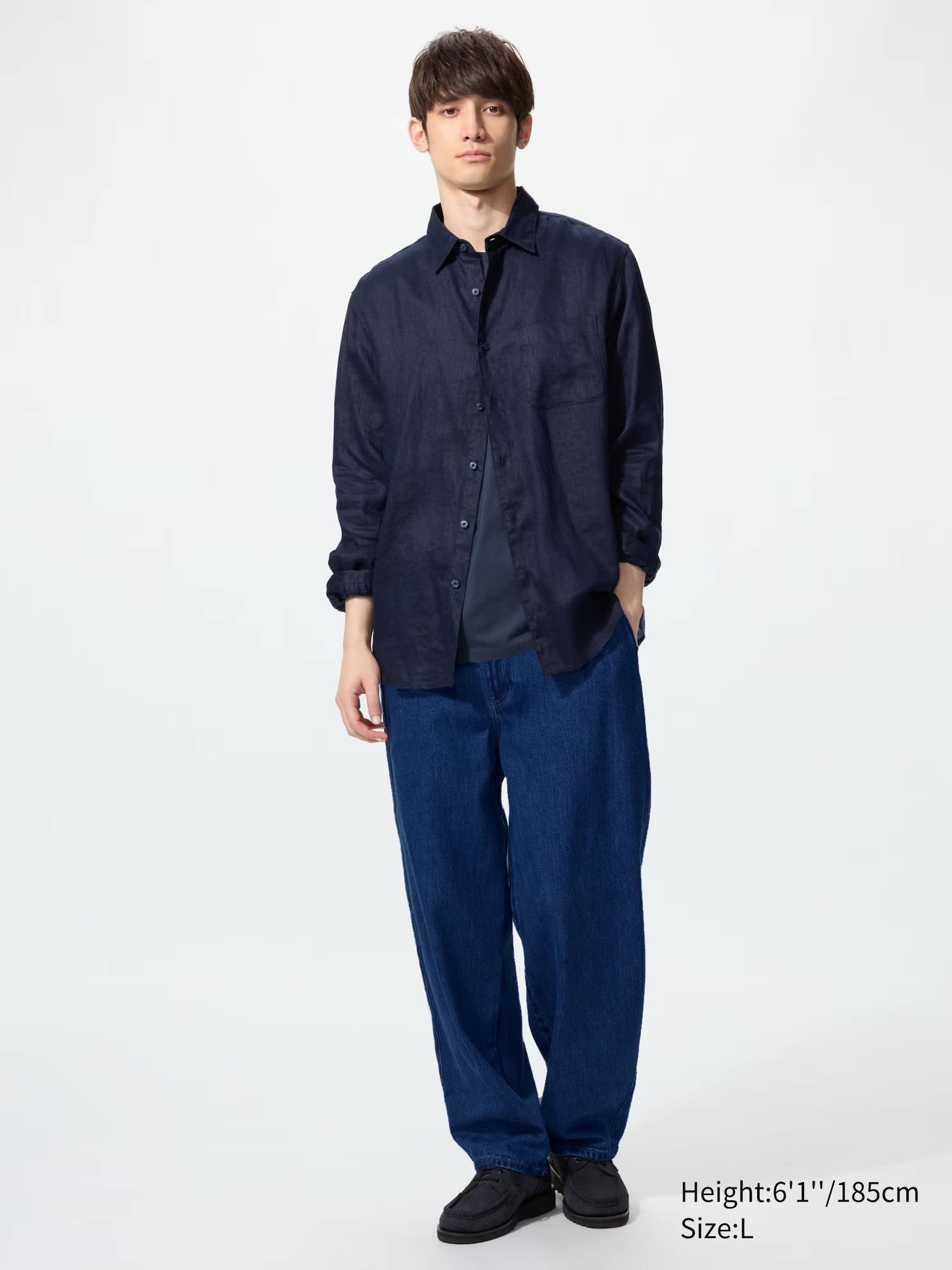 Чоловічі джинси широкі UNIQLO 1159852145 — фото 1