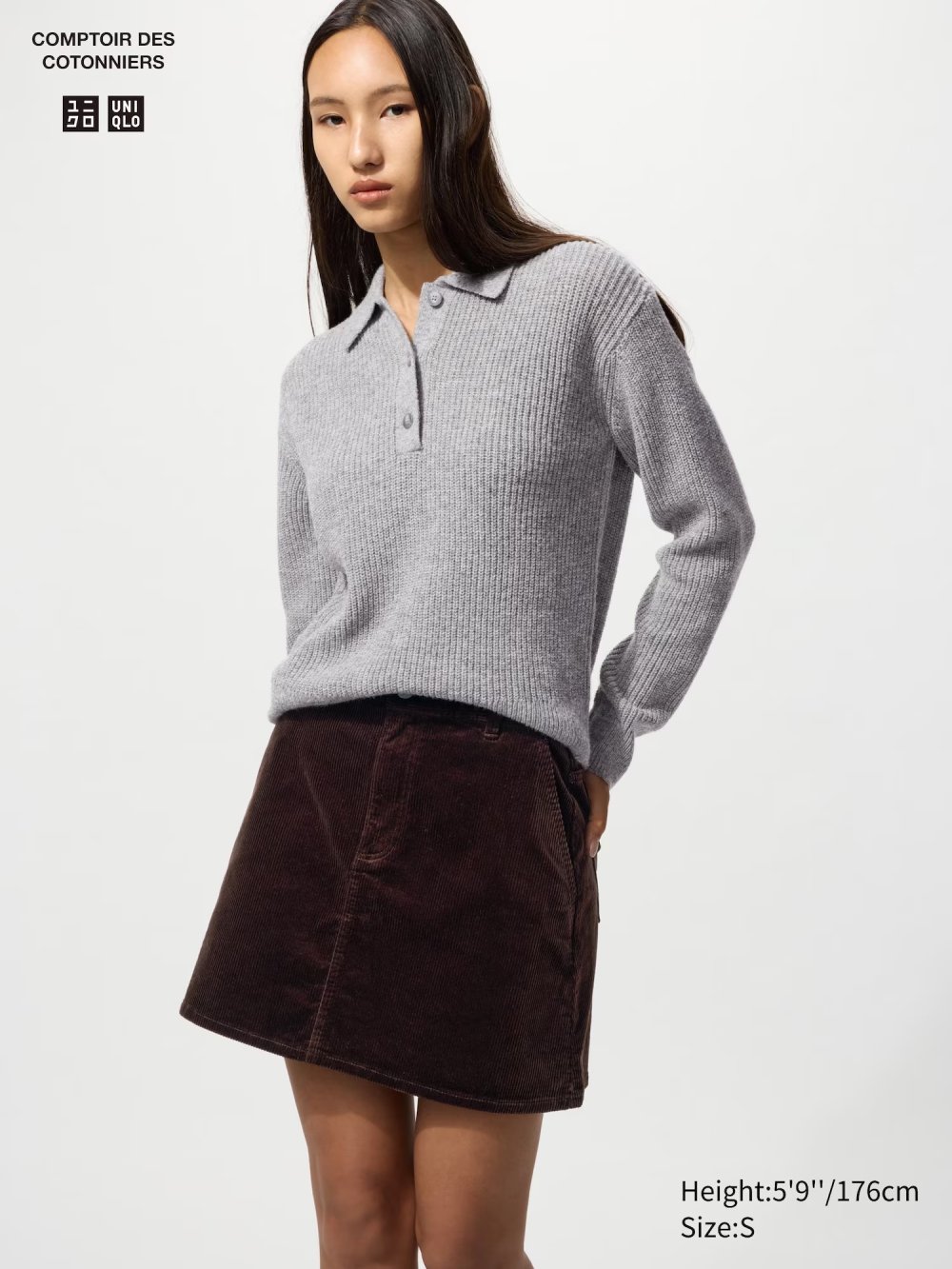 Жіноча вельветова міні-спідниця UNIQLO 1159851830 — фото 1