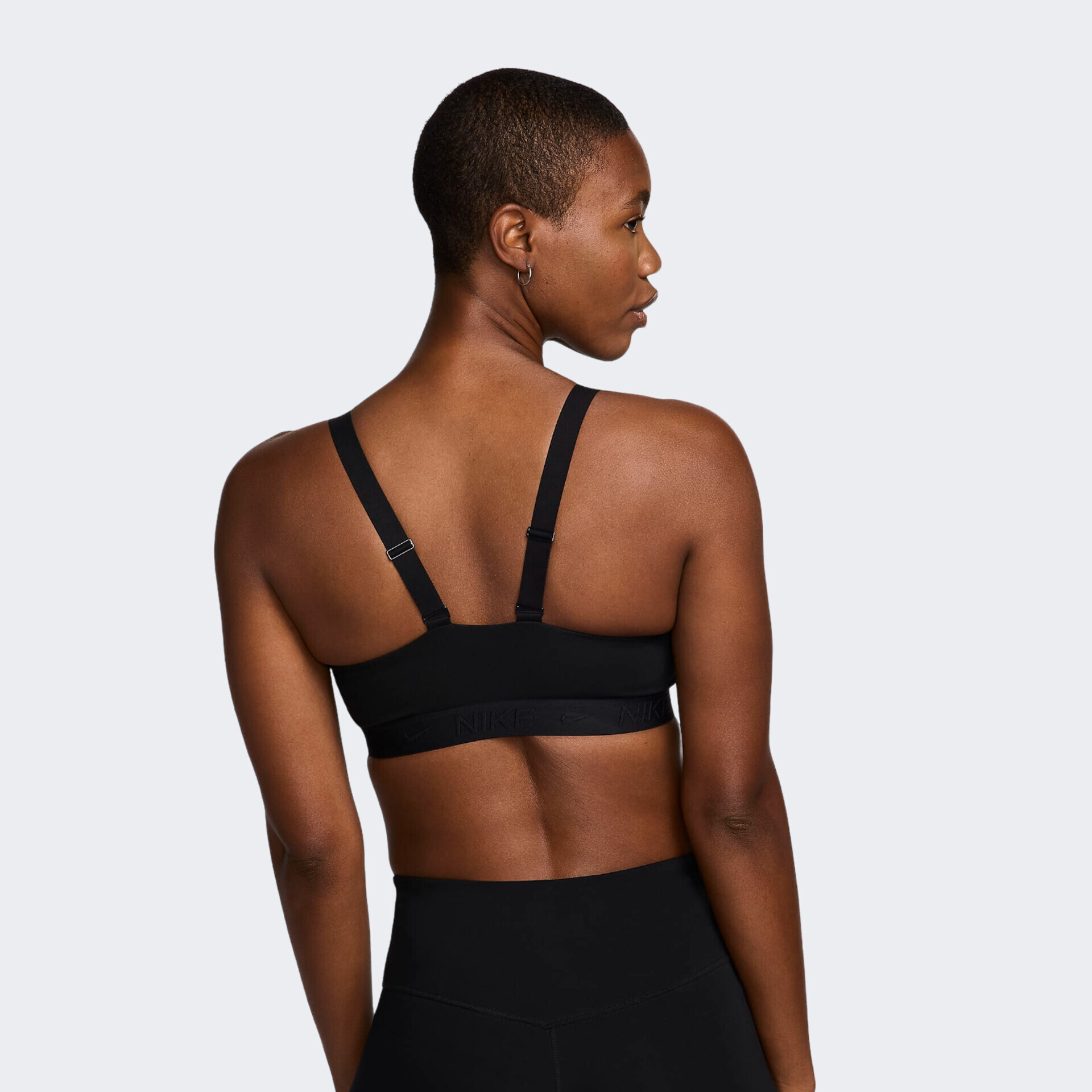 Топ жіночий NIKE W NK Dri-FIT INDY MED SPT BRA FD1065-010, L — фото 3