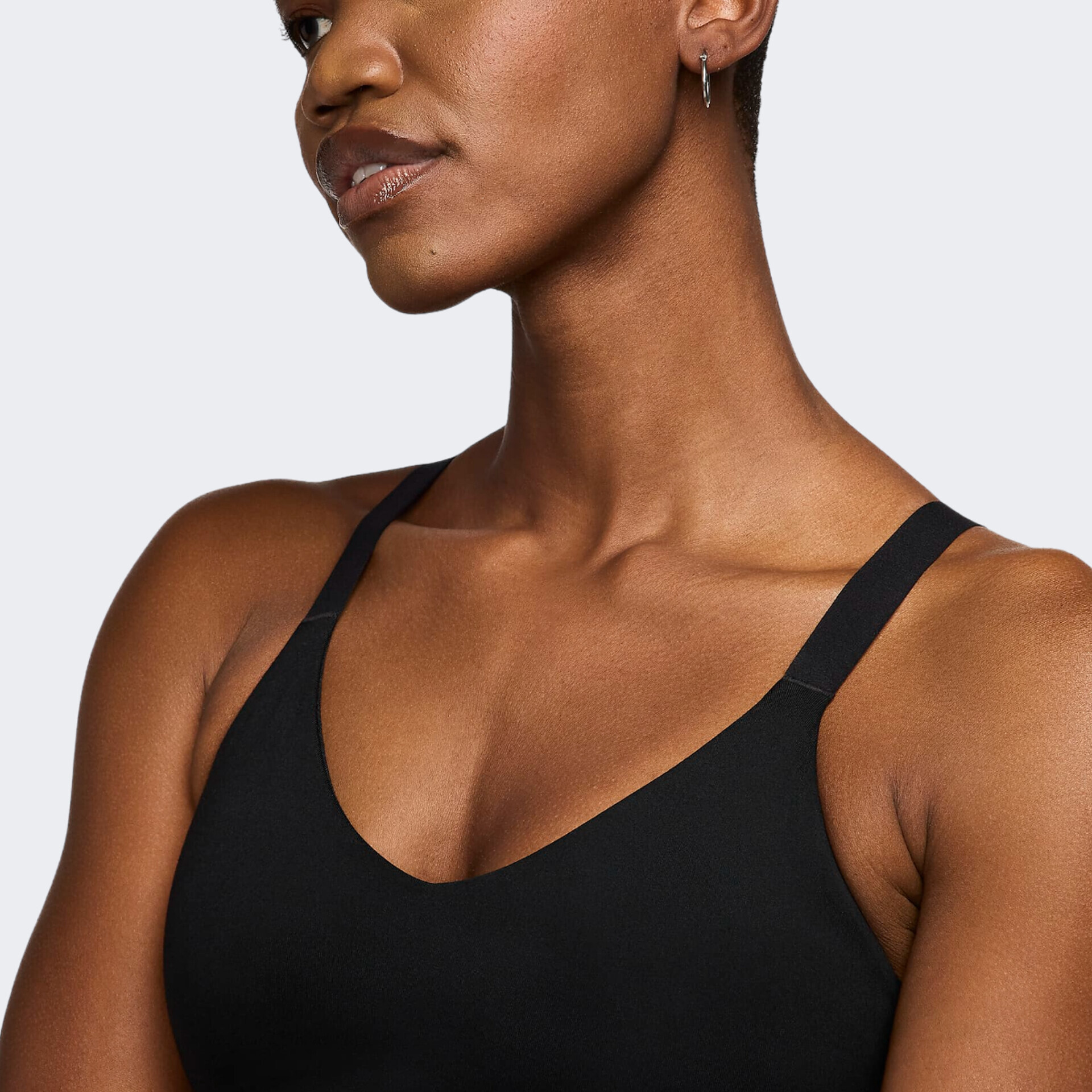 Топ жіночий NIKE W NK Dri-FIT INDY MED SPT BRA FD1065-010, L — фото 5