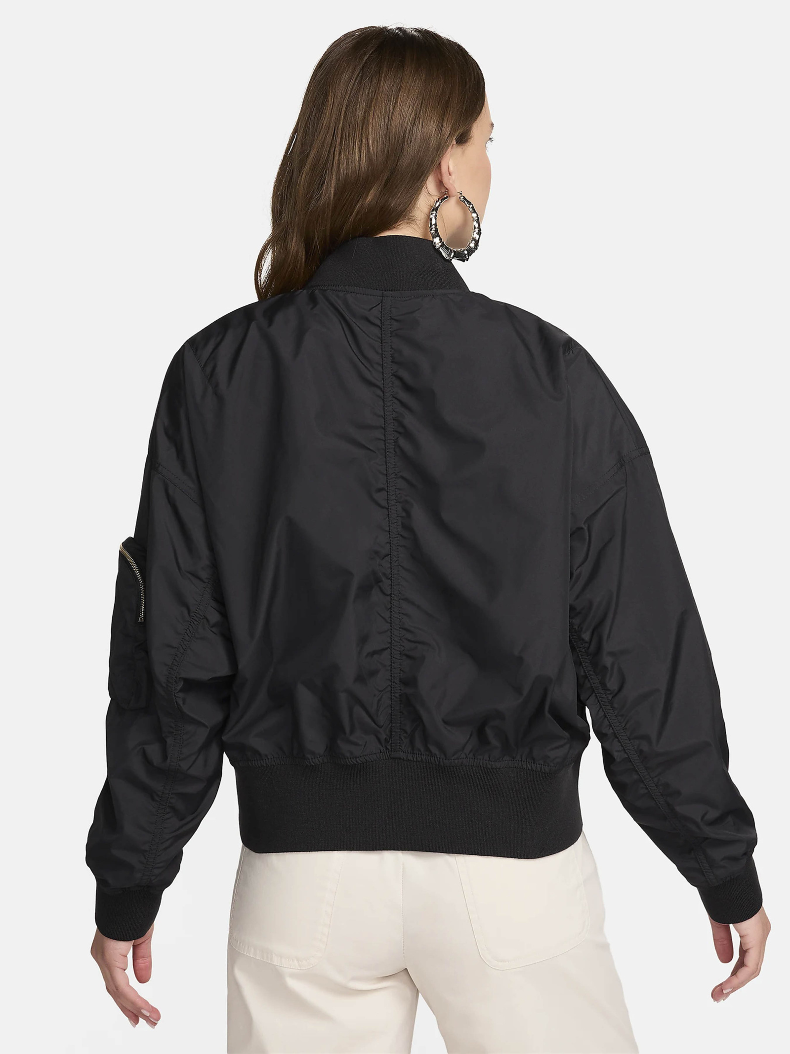 Жіноча куртка NIKE W NSW ESSNTL OS BOMBER FN2839-010, S — фото 3