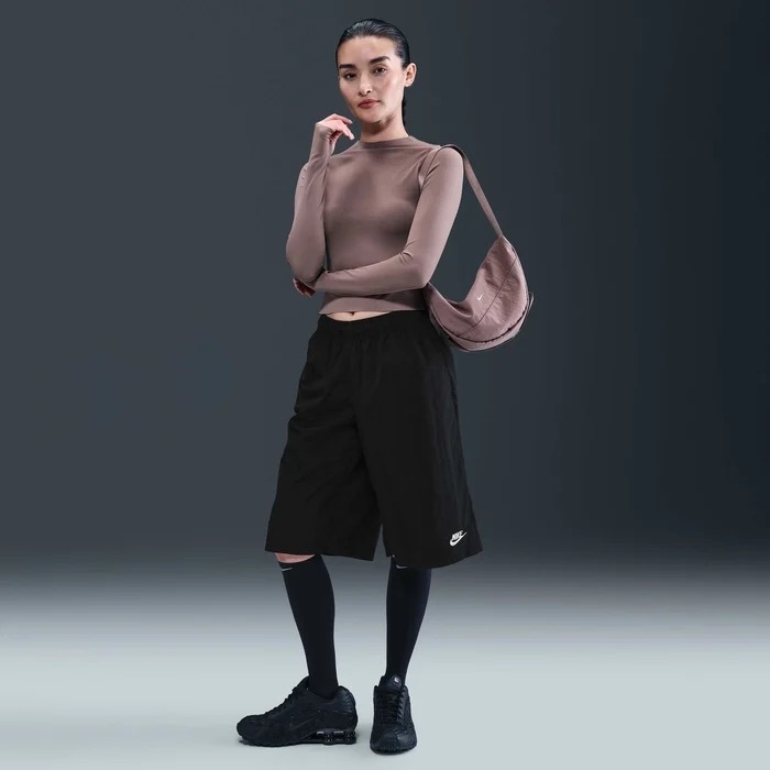 Шорти жіночі NIKE W NSW LONGLINE SHORT SPD IH8464-010, L — фото 2