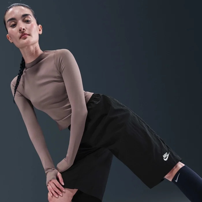 Шорти жіночі NIKE W NSW LONGLINE SHORT SPD IH8464-010, L — фото 6