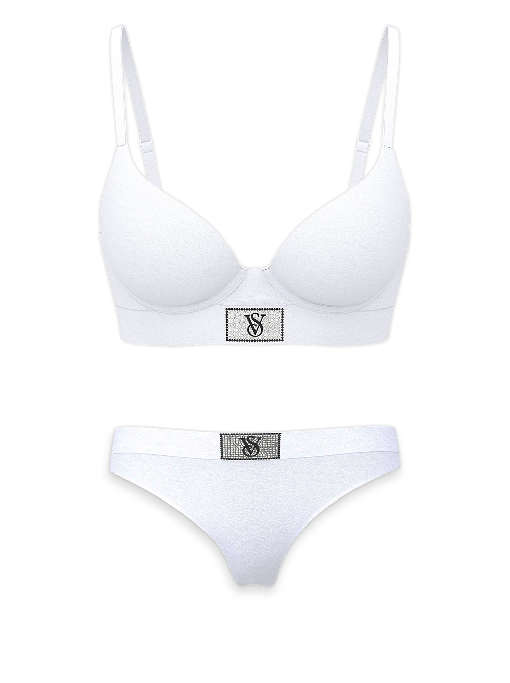 Жіночий комплект білизни Victoria's Secret ліф та трусики тонг 1159853594 — фото 1