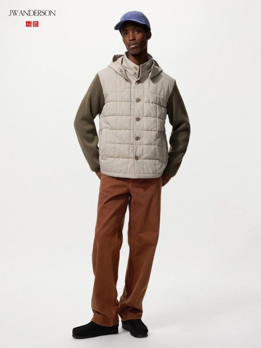 Комбінована стьобана куртка JW ANDERSON and UNIQLO 1159854459 — фото 1