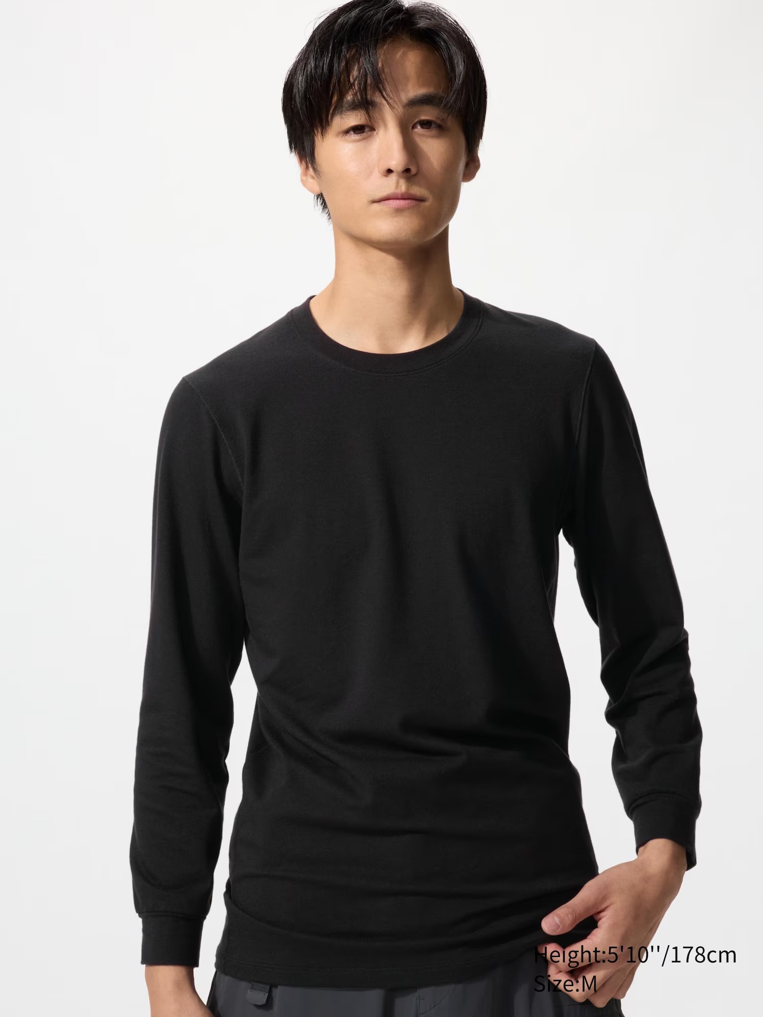 Чоловічий лонгслів UNIQLO з технологією HEATTECH 1159854884 — фото 1