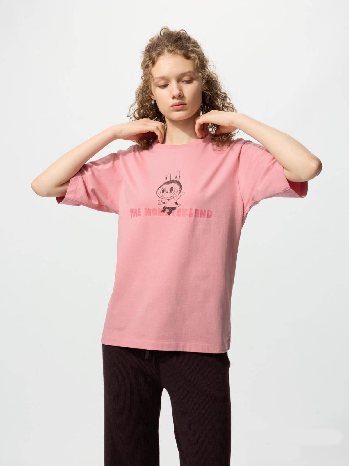 Футболка з принтом Labubu POP MART UT UNIQLO 1159853023 — фото 1