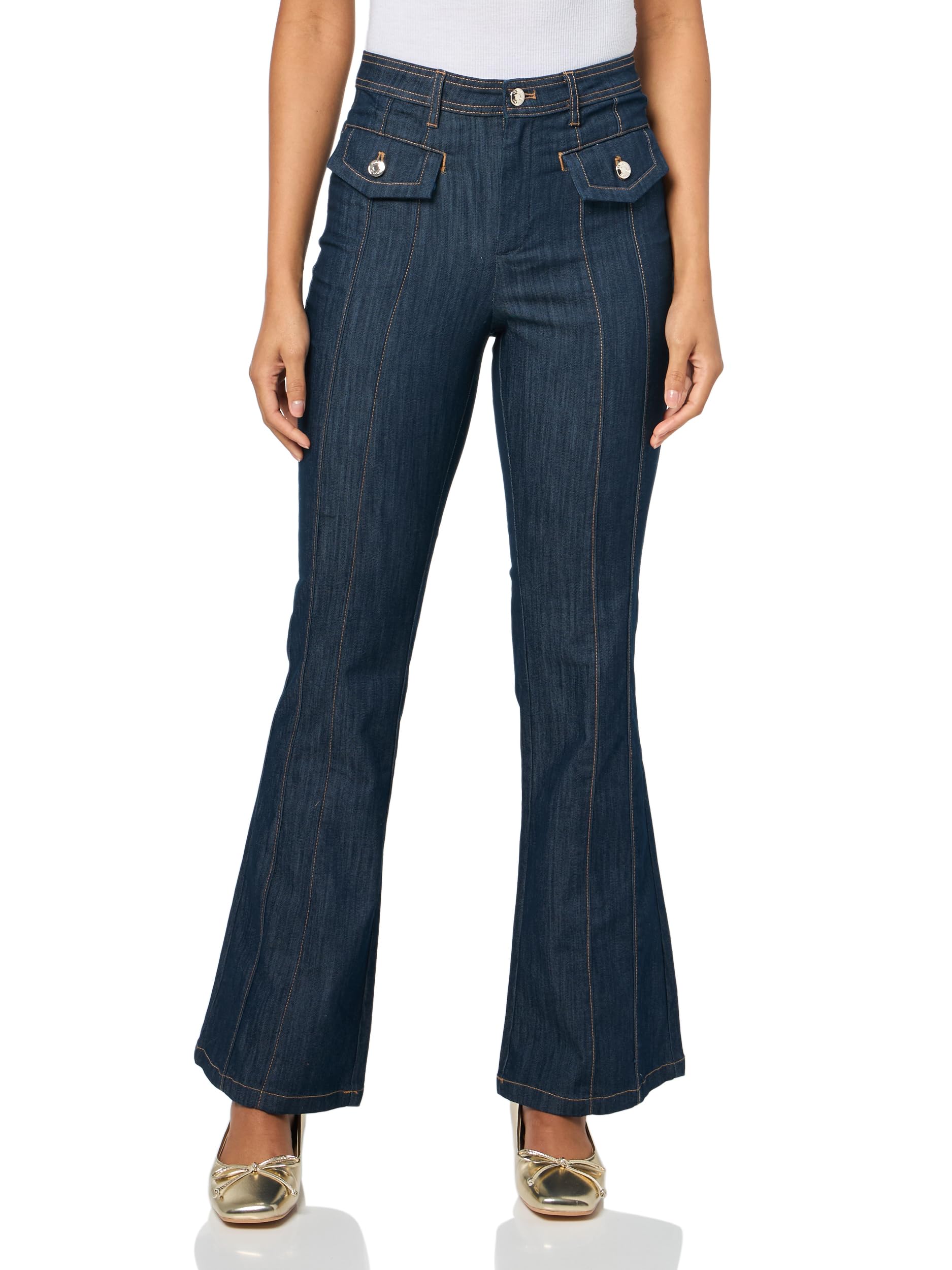 Жіночі джинси Flare Tommy Hilfiger 1159854827 (Блакитний 16) — фото 1