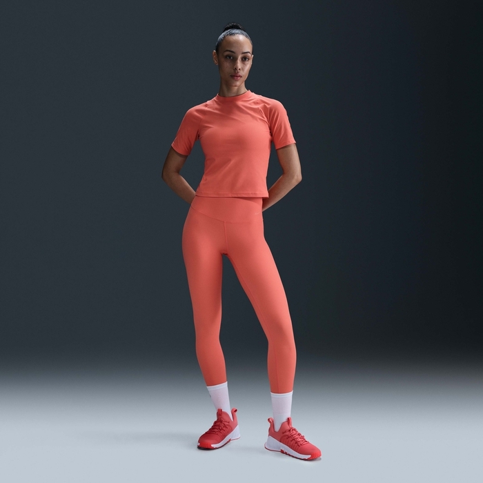 Футболка жіноча NIKE W NK INF Dri-FIT SS TOP WD RIB HF2772-814, M — фото 5