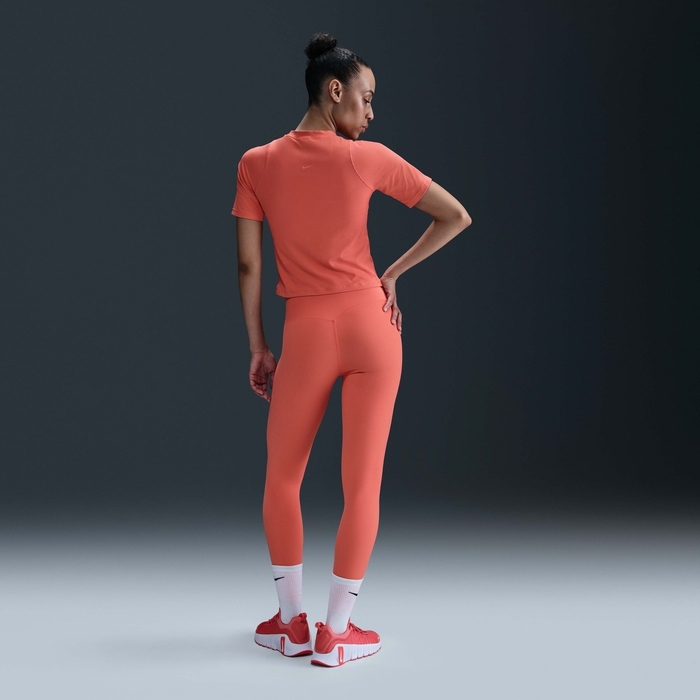Футболка жіноча NIKE W NK INF Dri-FIT SS TOP WD RIB HF2772-814, M — фото 6